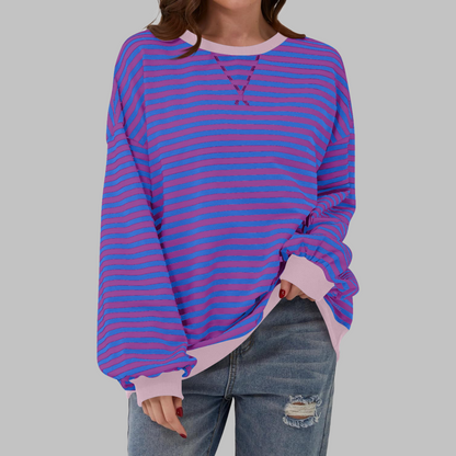 Lisa – Striped jumper in cotton blend