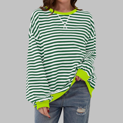 Lisa – Striped jumper in cotton blend