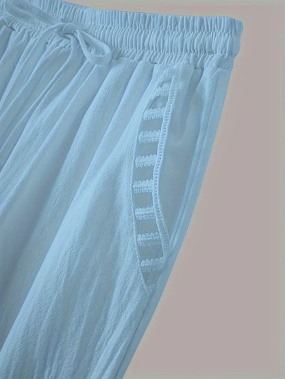 Tracey | Contrast Trim Cropped Pants