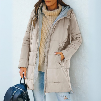 Yila - Casual Hooded Puffer Down Jacket