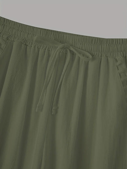 Tracey | Contrast Trim Cropped Pants