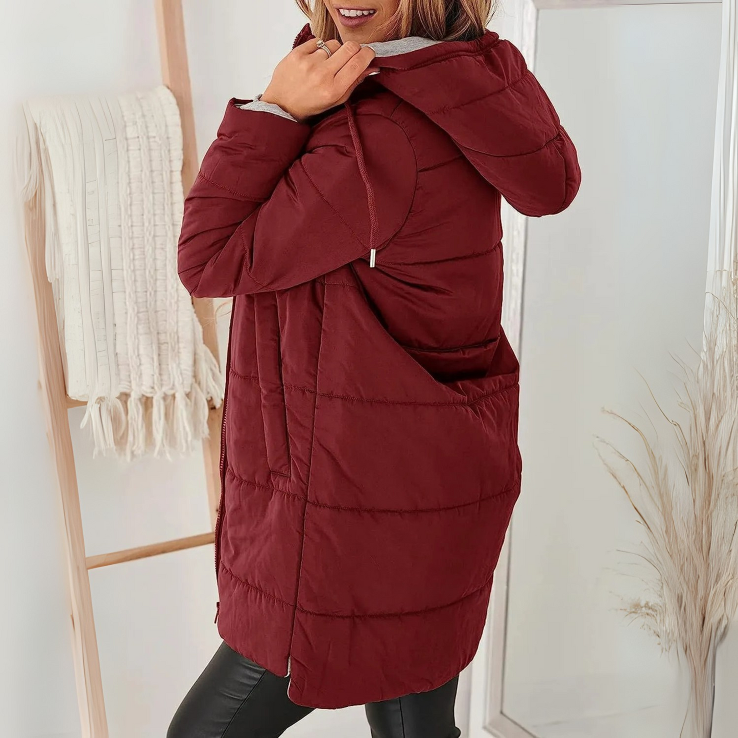 Yila - Casual Hooded Puffer Down Jacket