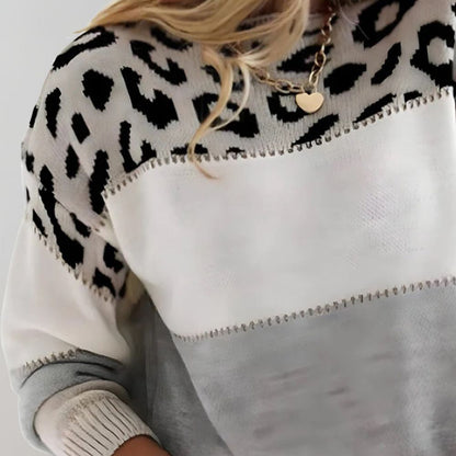 Charlene | Casual Leopard Print Sweater
