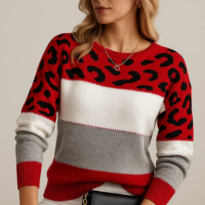 Charlene | Casual Leopard Print Sweater