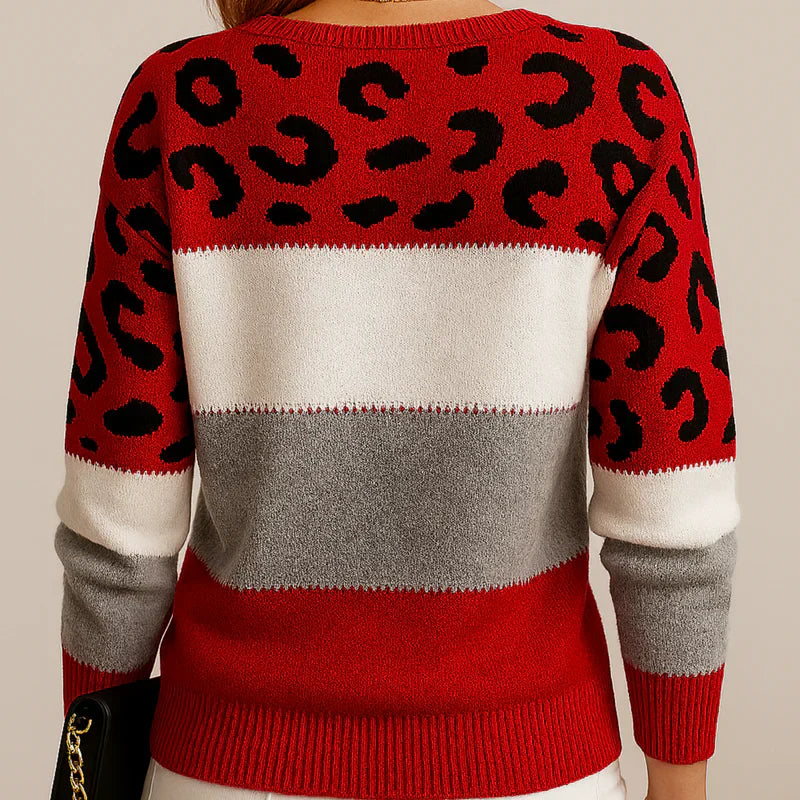 Charlene | Casual Leopard Print Sweater