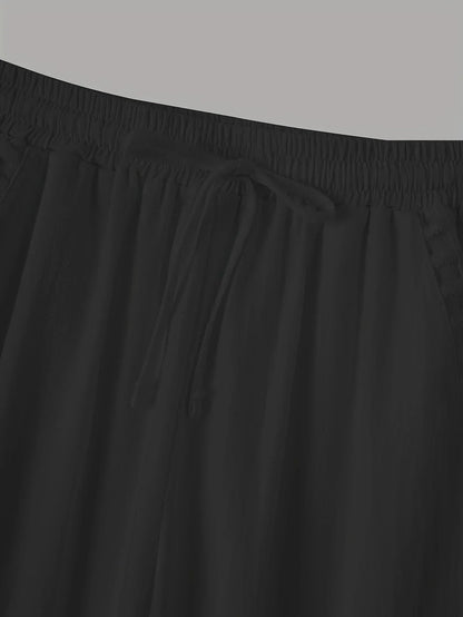 Tracey | Contrast Trim Cropped Pants