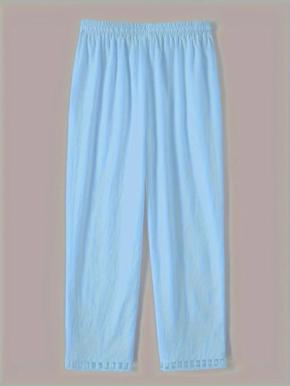 Tracey | Contrast Trim Cropped Pants